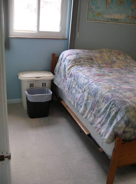 Primary bedroom left as viewed from door